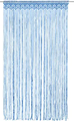 Immagine prodotto di Tenda Macramè Blu 140x240 cm in Cotone