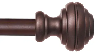 Obrázek produktu pro Bronzové závěsové tyče pro okna, délka 40,6–114,3 cm, průměr 1,9 cm, odolné