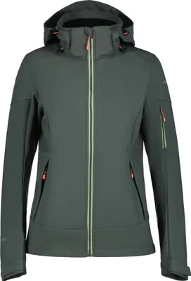 Immagine prodotto di Icepeak Bathgate giacca softshell leggera da donna verde scuro taglia 44