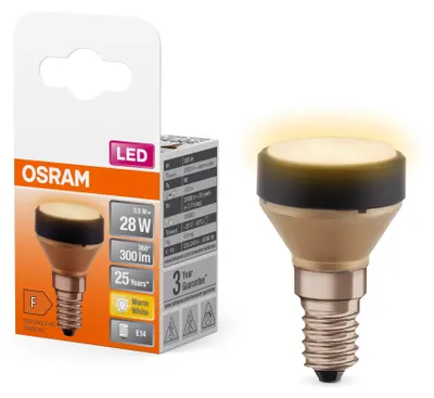 Produktbild von Osram Flat Lamp, ultra-kompakte und flache LED Lampe mit E14 Sockel, ersetzt her