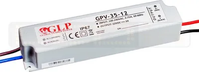 Immagine prodotto di Trasformatore LED 36W 3A 12V alimentatore IP67 impermeabile driver trasformatore per illuminazione strisce LED
