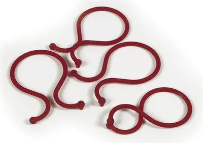 Produktbild von 25 spezielle Tomatenclips - Rot - 6,2 cm