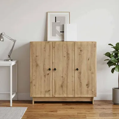 Produktbild von vidaXL Sideboard Artisan-Eiche 89 x 34,5 x 80 cm Holzwerkstoff