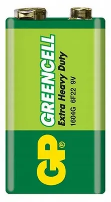 Zdjęcie produktu dla Bateria Cynkowo-Chlorkowa Gp Greencell 6F22 9V