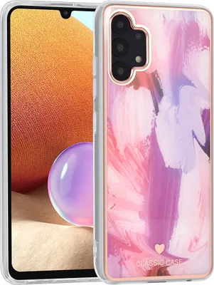 Produktbild von UNIQ Classic Case Samsung Galaxy A32 4G TPU Back Cover - Graffiti Pink