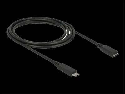 Immagine prodotto di DELOCK Verlängerungskab. USB/C St > Bu SuperSpeed 2.0m schwa