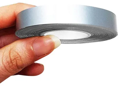 Immagine prodotto di Nastro decorativo adesivo per auto, colore argento, 10 mm x 10 m