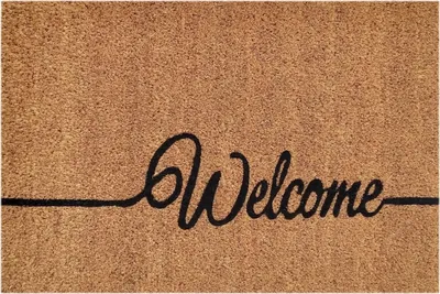 Produktbild von Soma Kokosmatte 60 x 40 cm Fußmatte Türvorleger Fußabtreter Schmutzfangmatte Haustür Welcome