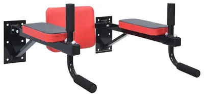 Image de Station de dips Noir et Rouge 72,5 x 70 x 31 cm
