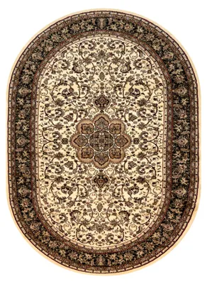 Obrázek produktu pro Koberec ROYAL ADR ovál model 521 karamel béžový 100x180 cm