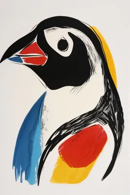 Produktbild von Plakat 20x30cm Vogelporträt