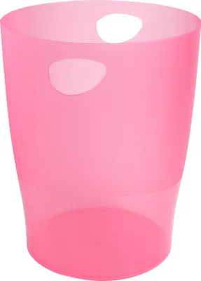 Produktbild von Exacompta 8x Papierkorb Ecobin, 15 Liter, Linicolor - Himbeerfarben - 45354D