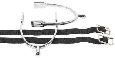 Produktbild von Harry´s Horse Nylon Sporen Mit Sporenriemen Schwarz 30 Schwarz 30