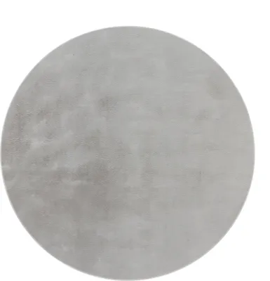 Produktbild von TT Home Wohnzimmer Teppich Hochflor Langflor Kunstfell Weich Modern Unifarben Flauschig Größe 200 cm Rund