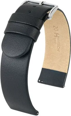 Produktbild von Hirsch Uhrenarmband Scandic L schwarz 24,2 mm