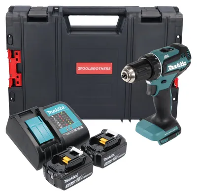 Produktbild von Makita DDF 485 SFJ-R Akku Bohrschrauber 18 V 50 Nm Brushless + 2x Akku 3,0 Ah + Ladegerät + RHINO