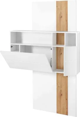 Produktbild von Sekretär Inovo 120cm 1 Tür - weiß/Eiche