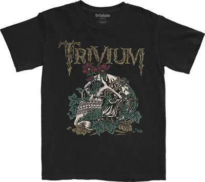 Produktbild von Trivium Skelly Flower Black M T-Shirt