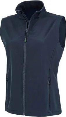 Produktbild von Result Genuine Recycled - Softshell-Weste, für Damen PC4299 (L) (Marineblau)