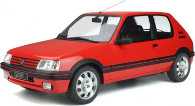 Produktbild von PEUGEOT 205 GTI 1.9 Rot, GT800401, Maßstab1/8, GT SPIRIT