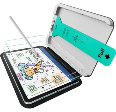 Produktbild von Gehärtetes Glas mit Positionierungsrahmen ESR Paper Feel für iPad Air 11" / 10.9" 2020-2026, Transparent