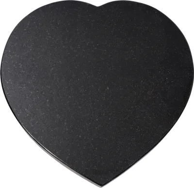 Immagine prodotto di Gioielli da tomba cuore granito svedese nero