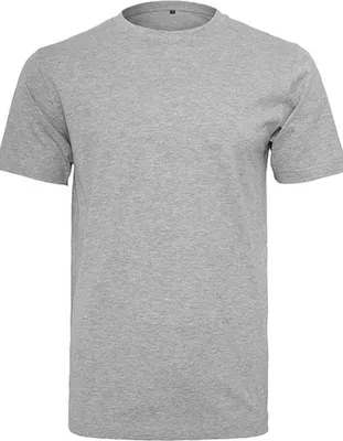 Produktbild von Build Your Brand BY004 | Round Neck Herren T-Shirt - Farbe: Heather Grey - Größe: XS