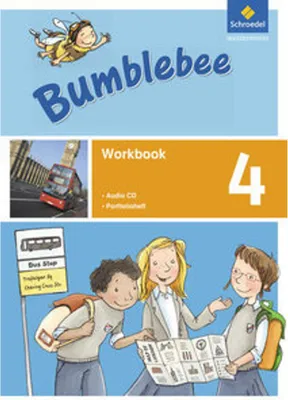 Immagine prodotto di Bumblebee 4. Workbook 4 plus Portfolioheft und Pupil's Audio-CD