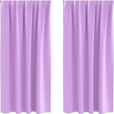 Obrázok produktu pre vidaXL Zatemňujúce závesy s krúžkami 2 ks Fialová 175 x 140 cm