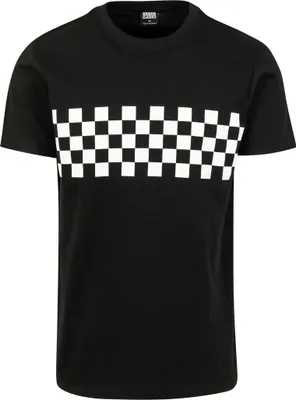 Produktbild von Urban Classics T-Shirt Herren Check Panel Tee schwarz L