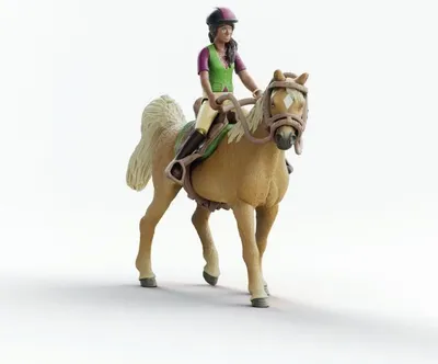 Produktbild von Figuren Set Sarah und Mystery, SCHLEICH 42714 Horse Club, Spielfiguren für Kinder ab 4 Jahren, Detaillierte Figuren