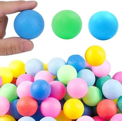 Produktbild von Famanu Tischtennisbälle 50 Stück - Bunte Farben für Freizeit und Training