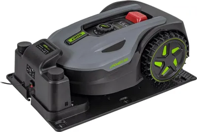 Image de Robot Tondeuse sans fil 300m2 Brushless 3 Lames Coupe 180mm Retour station automatique Mulching VITO