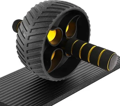 Produktbild von Famanu Ab Roller - Effektives Bauchtraining - Schwarz