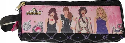 Zdjęcie produktu dla Piórnik Derform Stardoll z zamkiem błyskawicznym