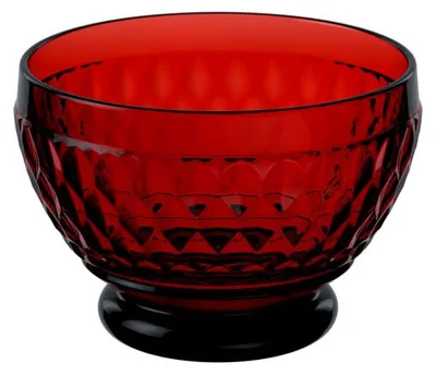 Imagen del producto de Tazón de color rojo Boston, marca Villeroy & Boch, de 117 mm de diámetro y 250 ml de capacidad. Número de artículo: 1173090760. Código EAN: 4003683242497