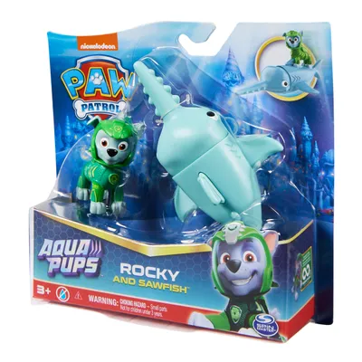 Image de Spin Master - Paw Patrol Aqua Pups Hero Rocky - Spin Master 6066145 - (Jouets / Play Sets)