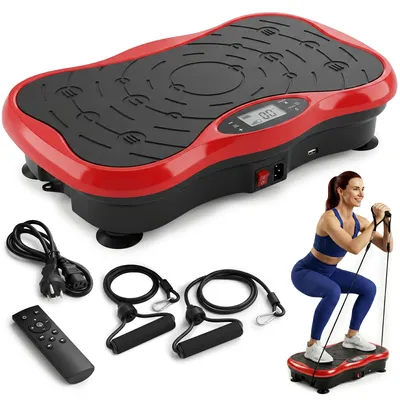 Image de Extralink Plateforme Vibrante 200 W Fitness, 99 Vitesses, 5 Programmes, Bluetooth
