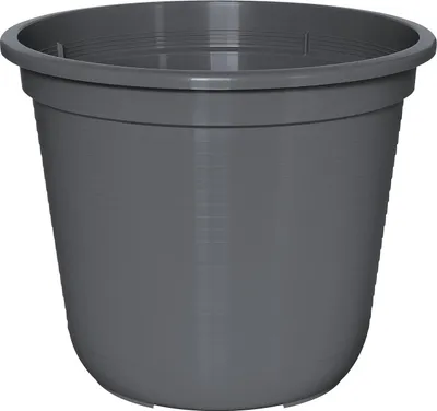 Produktbild von Geli Blumentopf STANDARD Anthrazit Ø 45 cm - Kunststoff