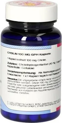 Image de GALL PHARMA Choline 100 mg GPH, gélules, 60 gélules