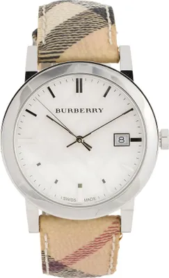 Produktbild von Burberry The City Damenuhr silber