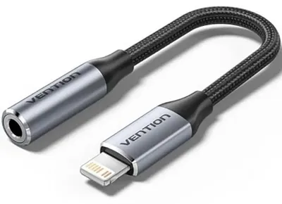 Produktbild von Vention Lightning Adapter männlich 3 5 mm Klinke 0 1 m