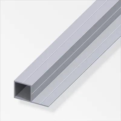 Produktbild von alfer Quadratrohr, 1 Schenkel 1 m, 15.5 x 29.5 x 1.5 mm Alu roh blank