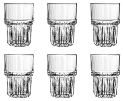 Image de Estia | Verres à boisson - Verres à eau - Verres à boire - 320 ml - Lot de 6 - En verre - Verres à jus - Verres à cocktail - Pratiques