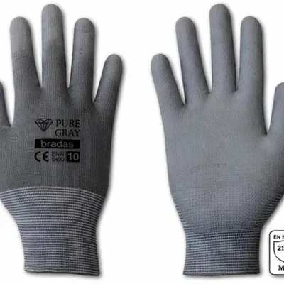 Immagine prodotto di Bradas RWPGY10, Poliestere, Poliuretano, Grigio, Unisex, 1 paio(i)