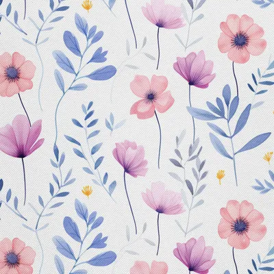 Image de OUTDOOR DECOSTOFFE OXFORD - Blumen - DX2989