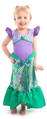 Zdjęcie produktu dla Strój syrenki Little Adventures 5-7 lat - kostium dziecięcy