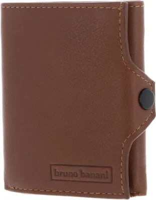 Produktbild von bruno banani Leder Geldbörse Wallet Cognac braun