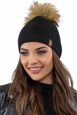 Produktbild von VIVISENCE Damen Bommelmütze Winter Wintermütze Warmem Garn Antistatische 7041, S
