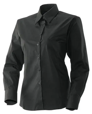 Produktbild von Damen Bluse langarm, schwarz, Größe 44